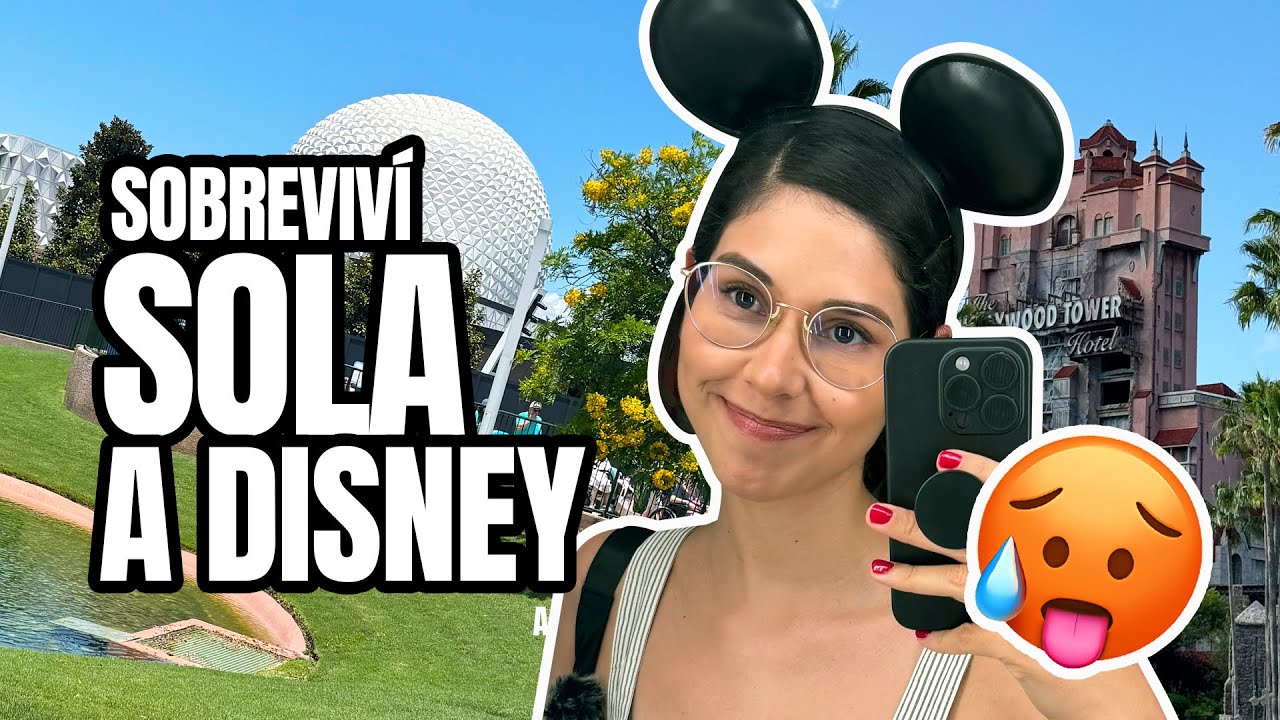 Sobreviví a Disney SOLA | Mi Último Día en Disney | Probando Comida Vegana en EPCOT | Orlando