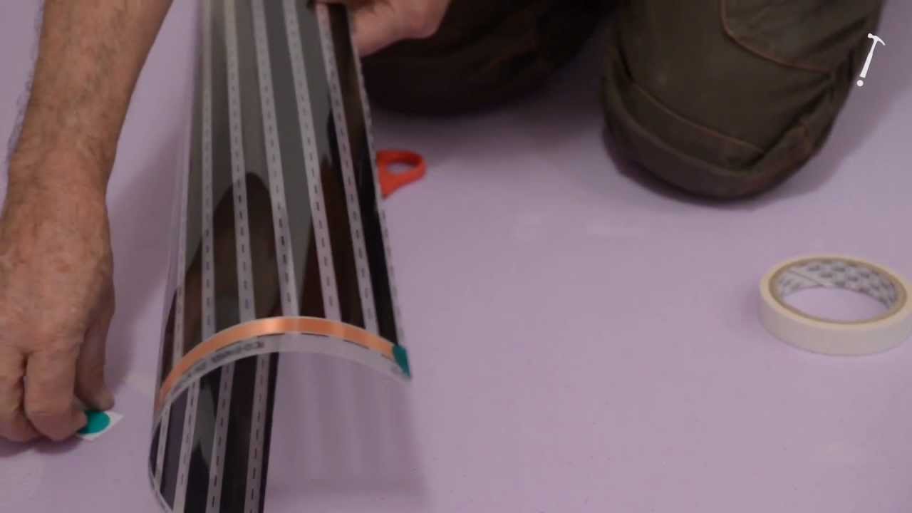 Plancher chauffant électrique sous stratifié flottant- Tuto bricolage avec Robert