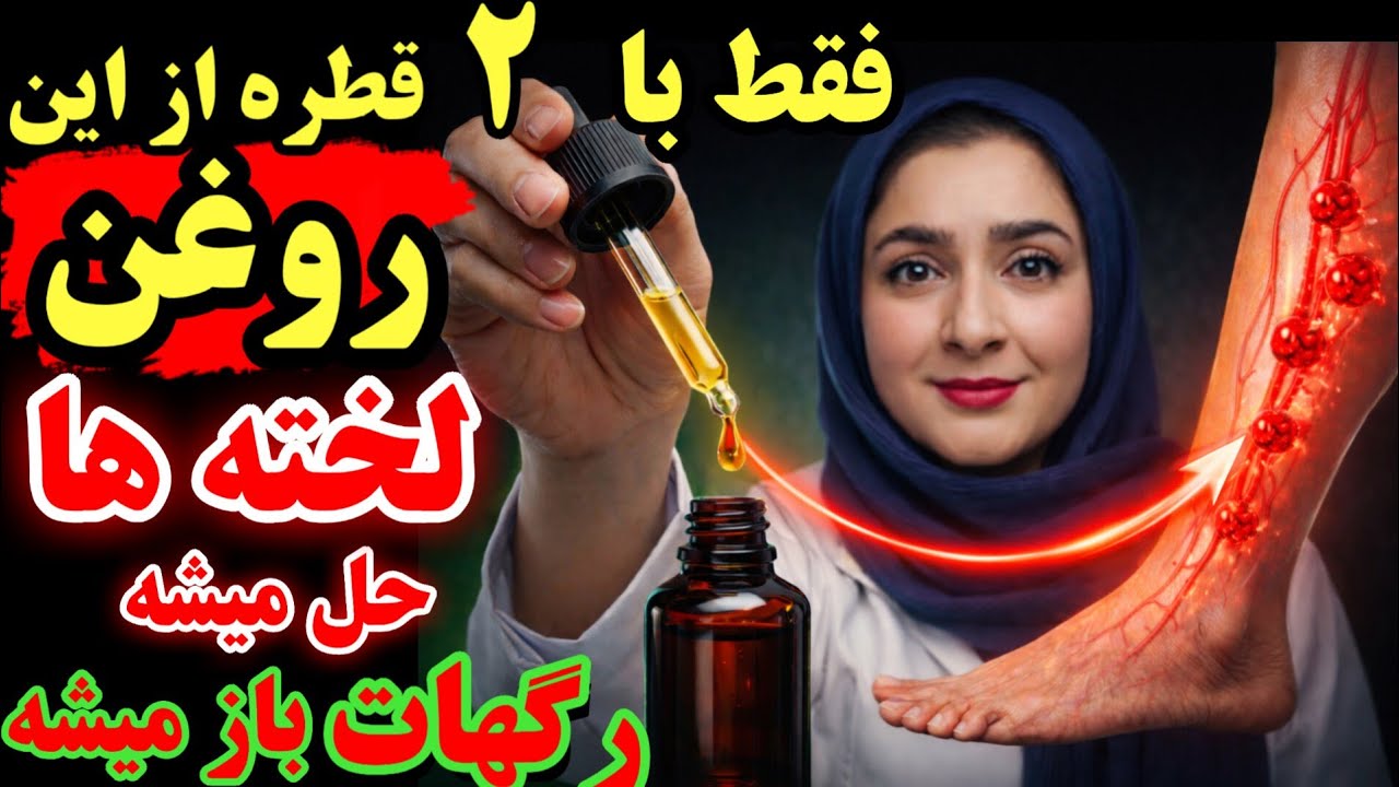 کشف جدید؛ این روغن لخته هارو حل میکنه ، رگهاتو باز میکنه و جریان خون پاهاتو افزایش میده