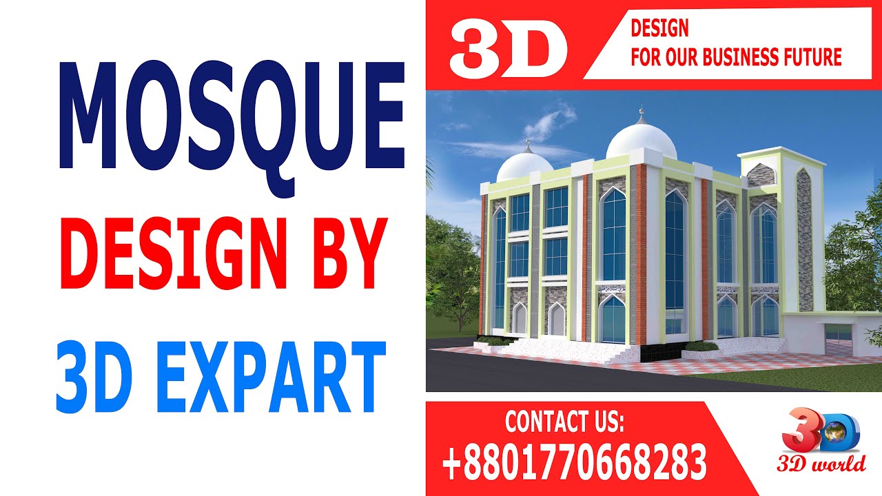 Beautiful Modern Masjid Design Ideas.Moszid plan design | Nice Mosque Design.