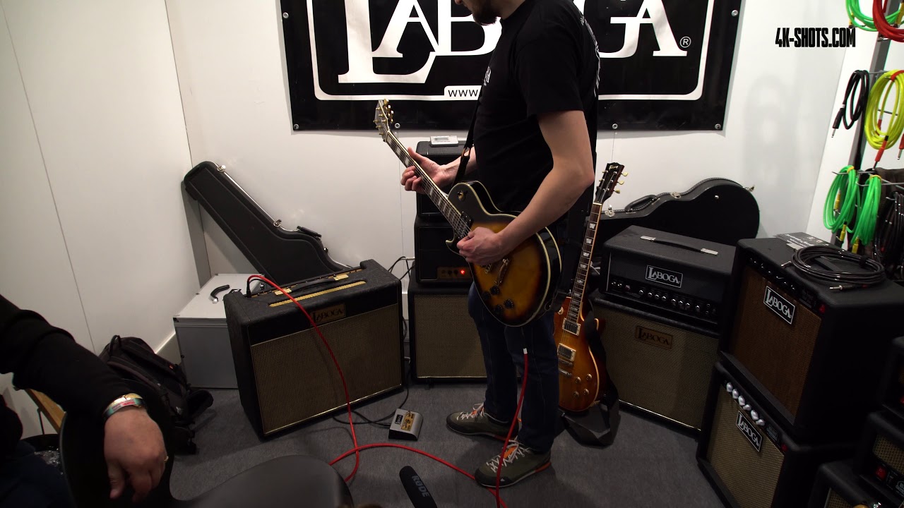 Adam Laboga introduces the 2018 LABOGA boutique guitar amp collection at Musikmesse 2018 Frankfurt