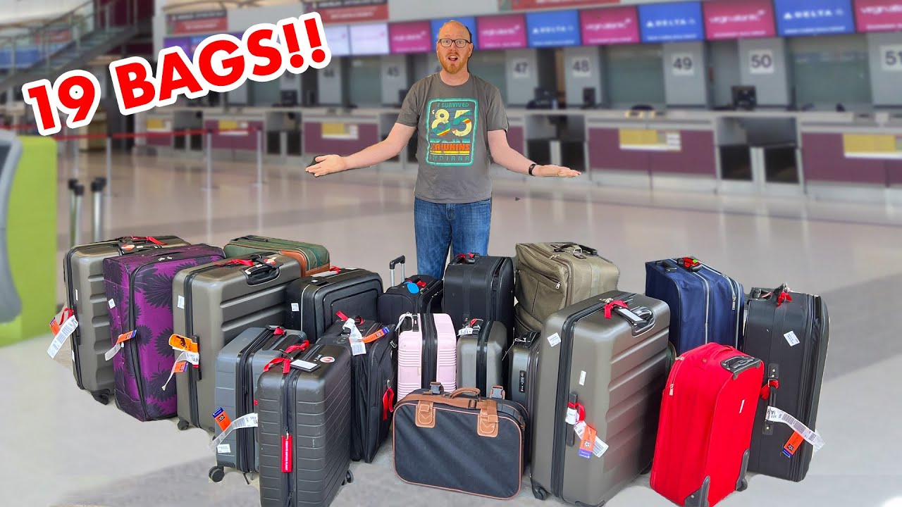 Saying Goodbye: Checking In 19 BAGS on a Flight!