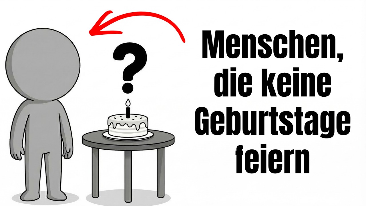 Die Psychologie von Menschen, die ihren Geburtstag wie einen normalen Tag behandeln