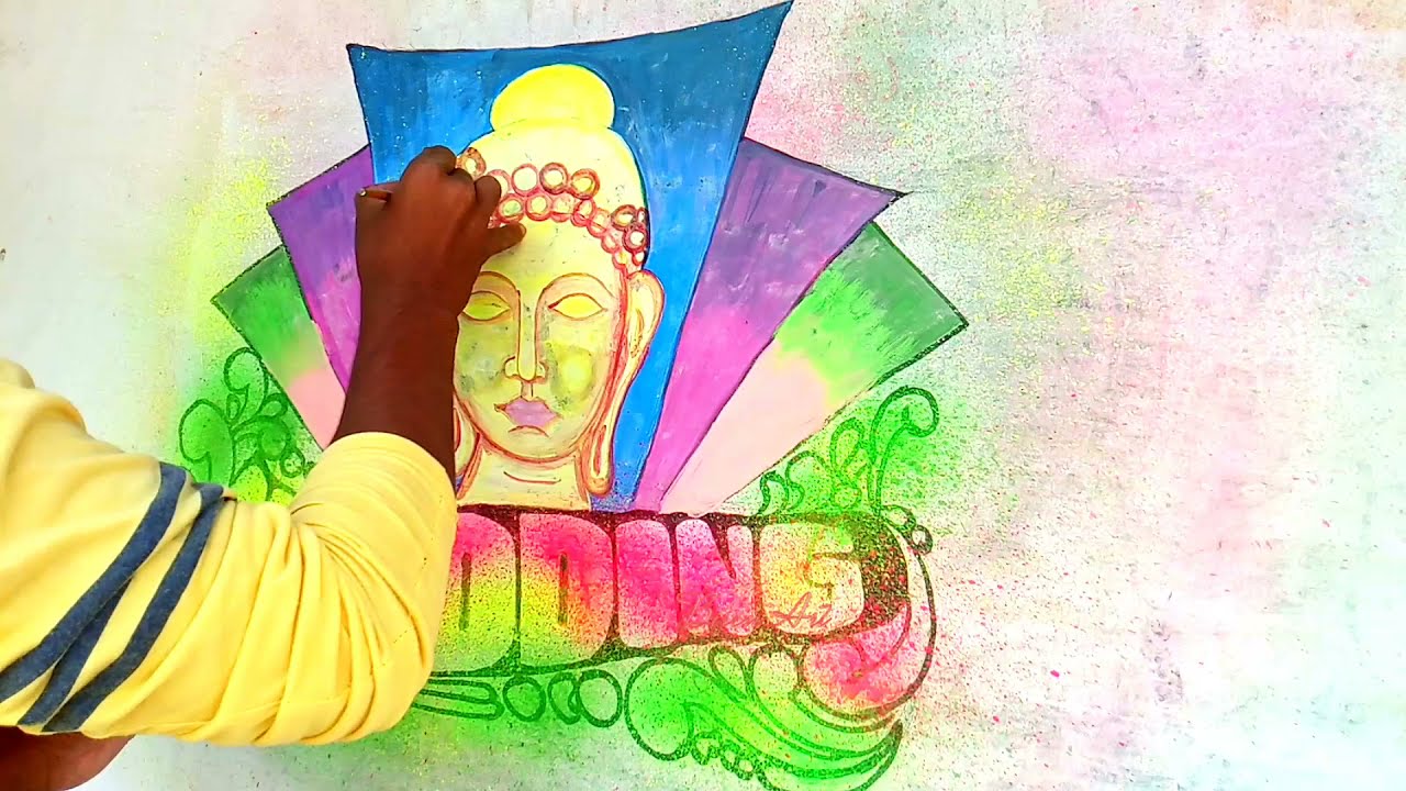 marriage art/ wedding painting/ new design / lurd budha painting2022