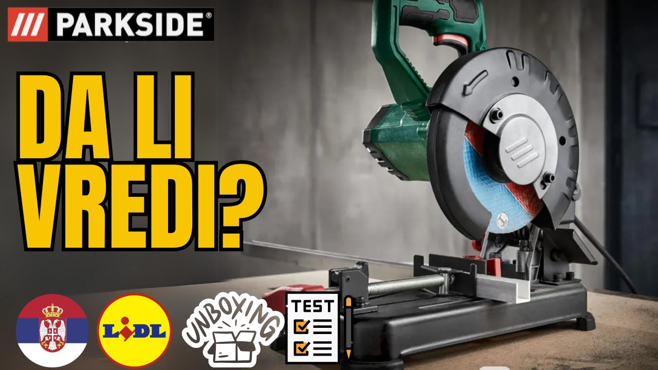 KRUŽNA TESTERA ZA SEČENJE METALA Parkside PMTS 180 B2 SRPSKI SRBIJA LIDL