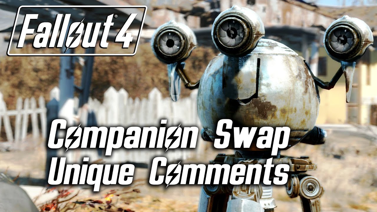 Fallout 4 - Companion Swap Unique Comments (Codsworth)