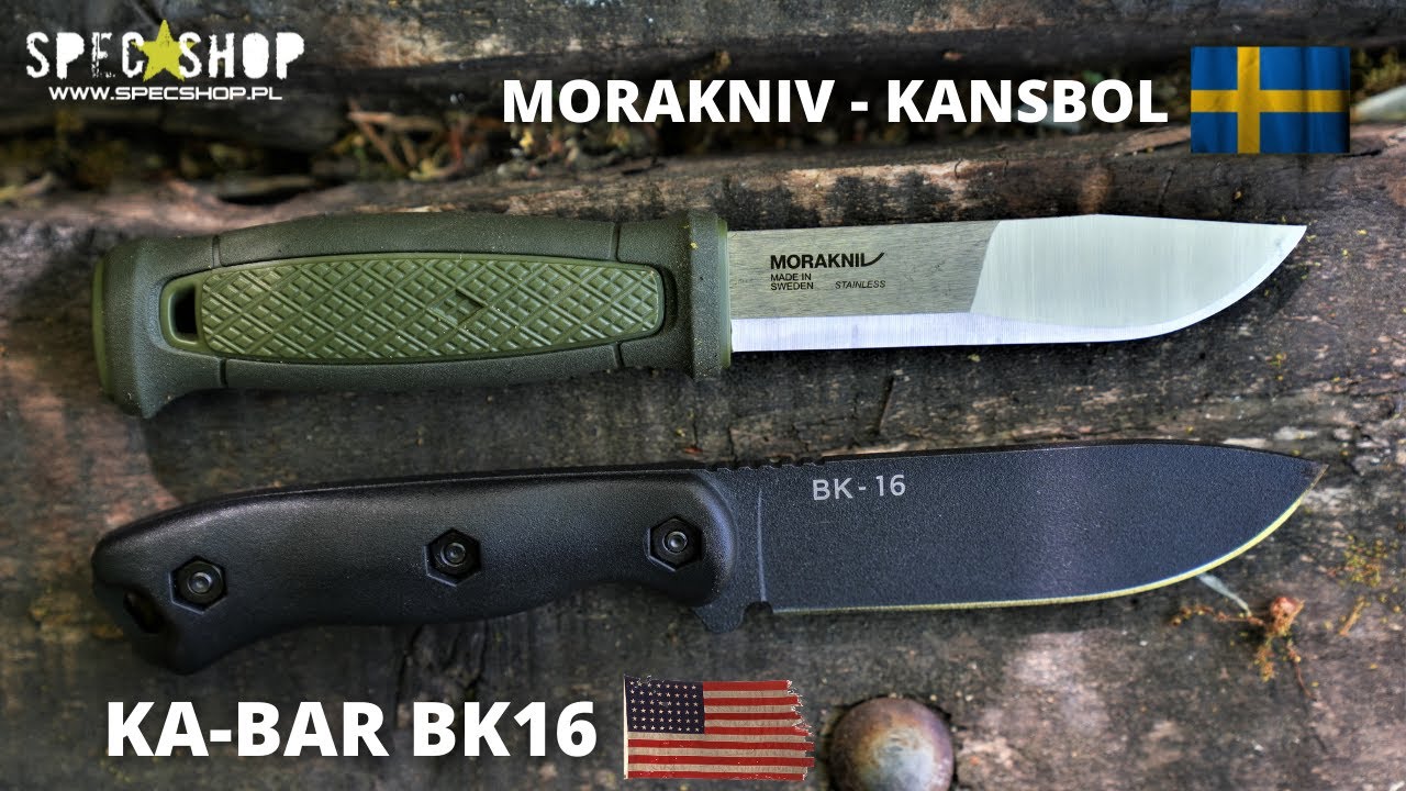 Morakniv - Kansbol vs Ka-Bar BK16 - Becker | POR&Oacute;WNANIE NOŻY SpecShop.pl