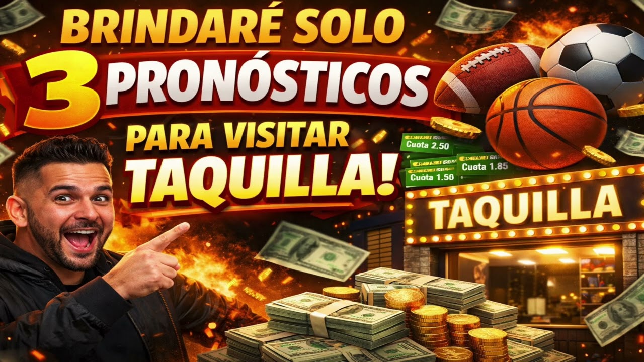 3 PRON&Oacute;STICOS FIJOS PARA IR A TAQUILLA 💰 | APUESTAS DE HOY