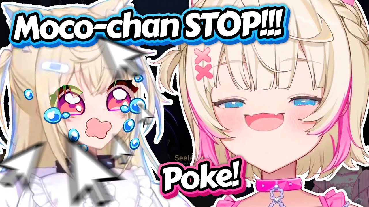 The way Mococo bullied Fuwawa is so cute