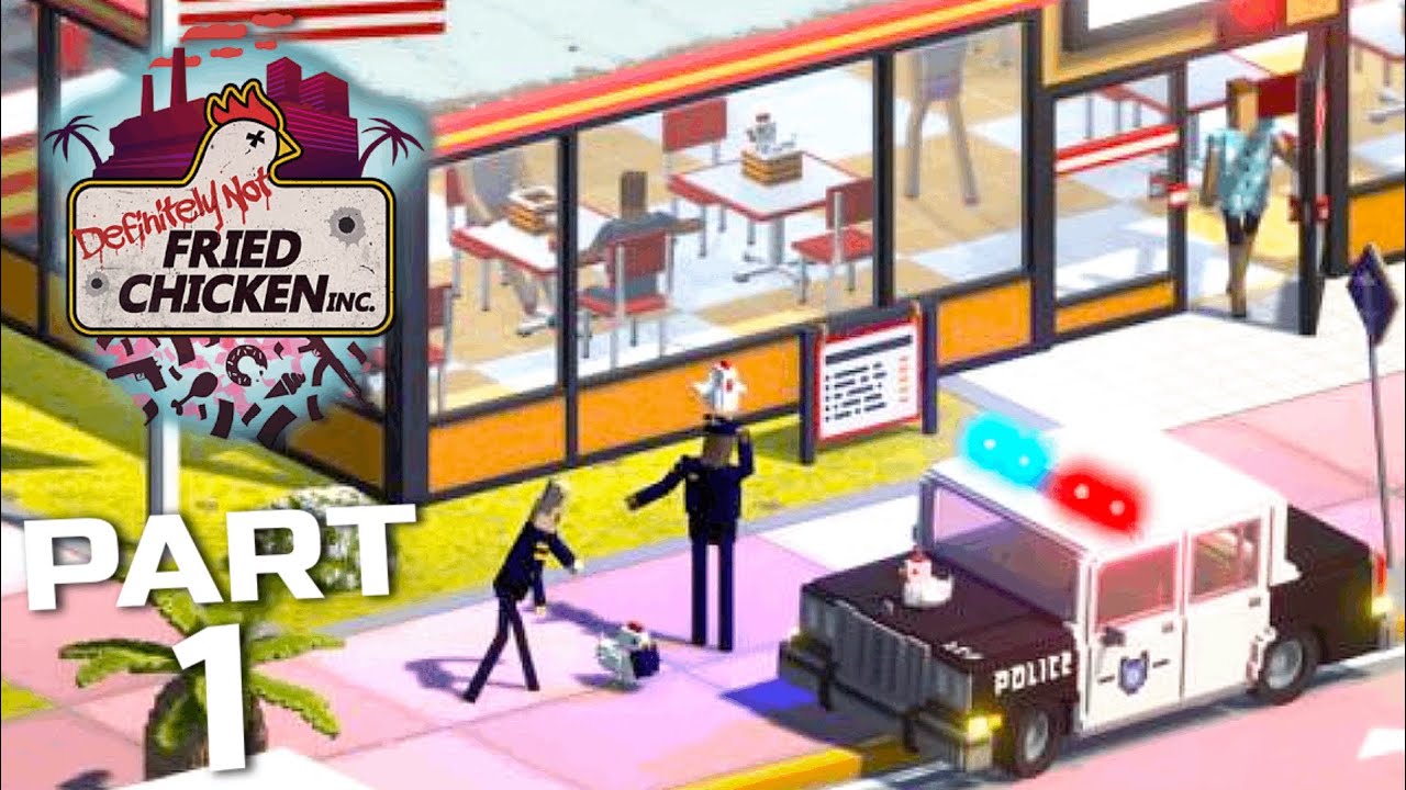 Definitely Not Fried Chicken Gameplay Walkthrough Part 1 - FULL GAME [No Commentary]