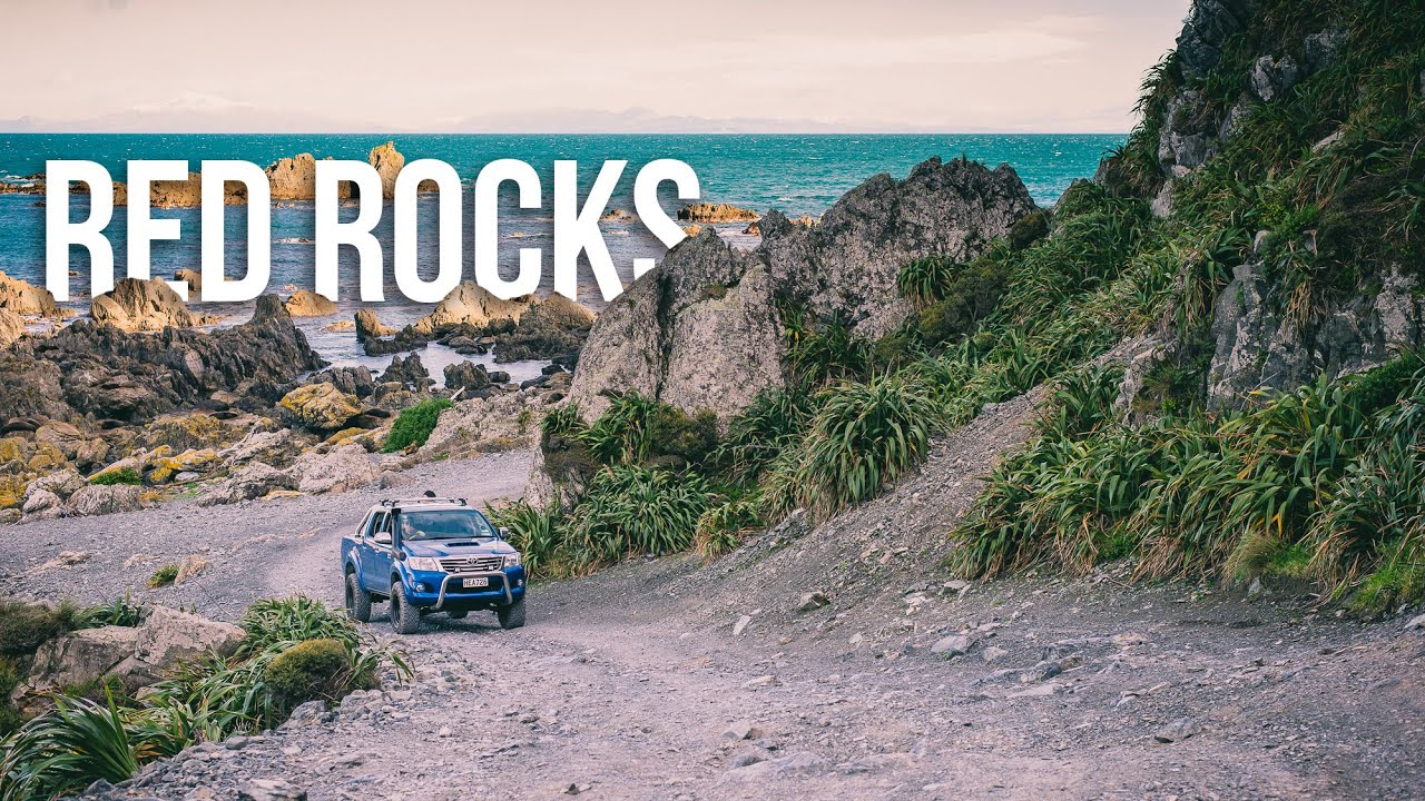 Red Rocks - soft sand, big rock steps and mud - an epic adventure along Wellington's South Coast