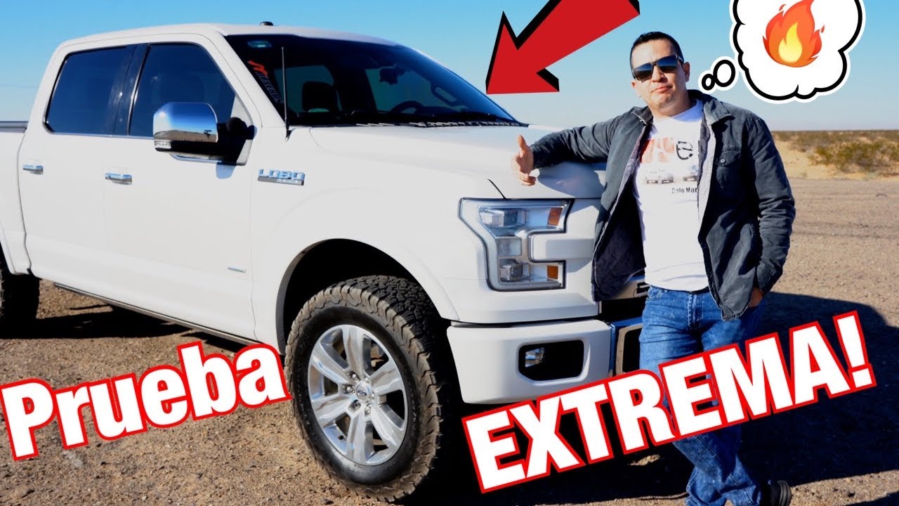METI AL DESIERTO a la FORD LOBO PLATINUM! y le meti la pata!  F-150  ecoboost