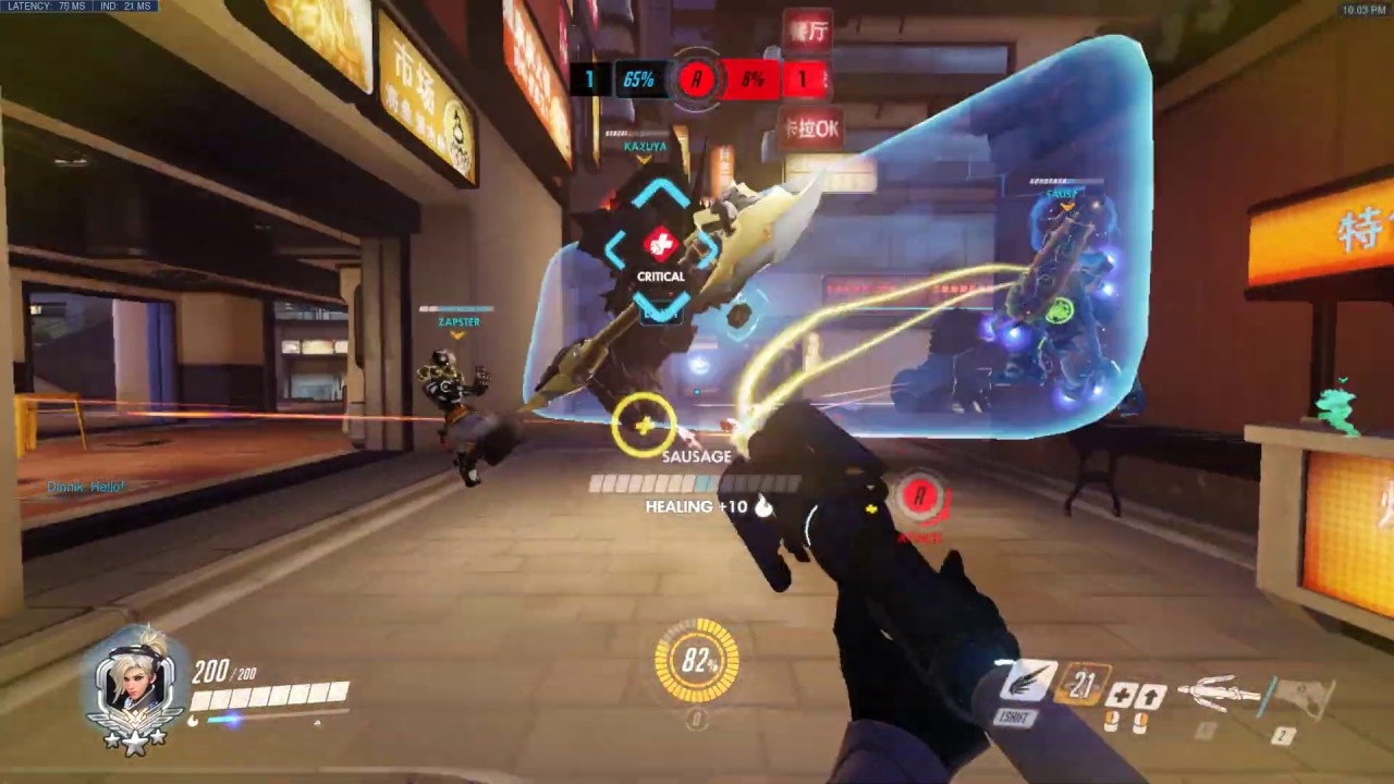 Dinnik's Mercy Plays - GM - Overwatch