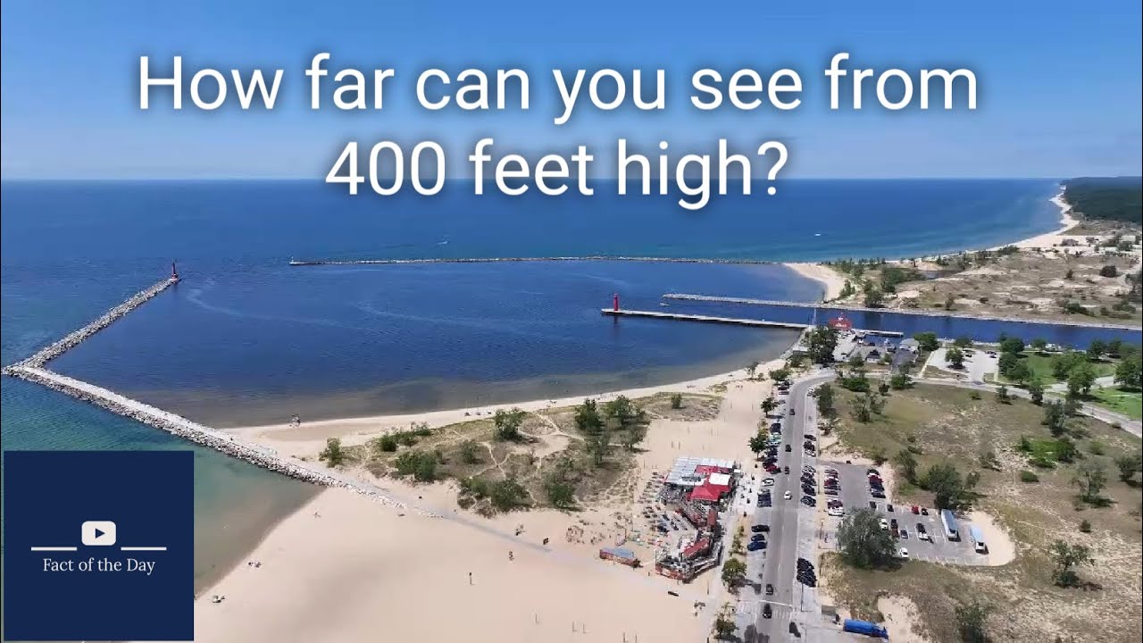How far can you see from 400 feet high