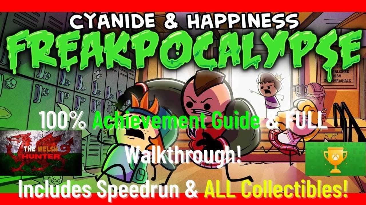 Cyanide & Happiness: Freakpocalypse Ep 1 - 100% Achievement Guide inc Speedrun & Collectibles!