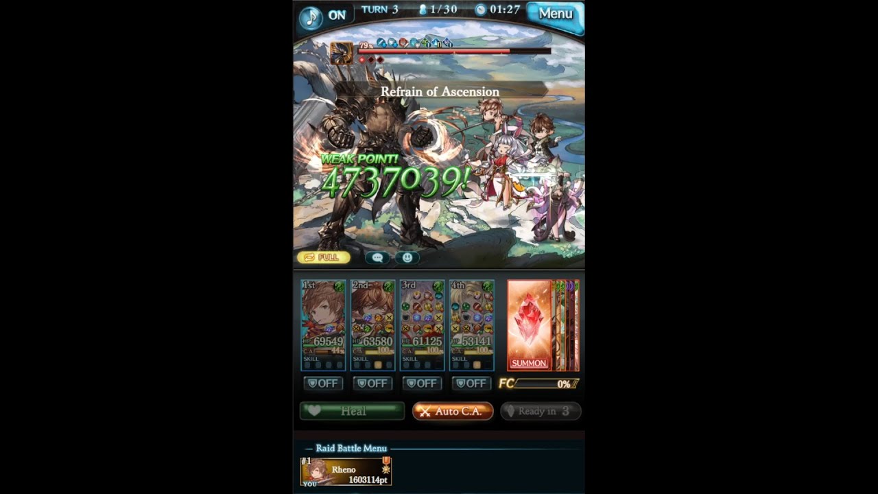 [GBF] Bennu FA feat. 5* Katzelia