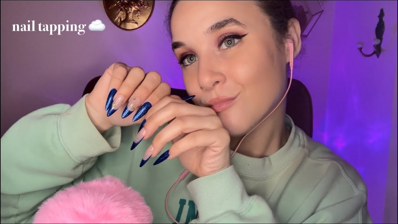 Whisper ASMR ☁️ Long Nails Tapping & Clicking (Deep, Satisfying Sounds)