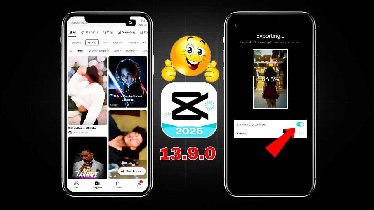 CapCut Latest Version 13.9.0 Business Creator Mode Not Showing || 13.9.0 All Problem Solved ✅😎