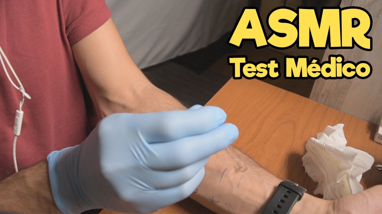 ASMR Prueba de Alergias en la Piel | Examen Médico en Español (ROLEPLAY)