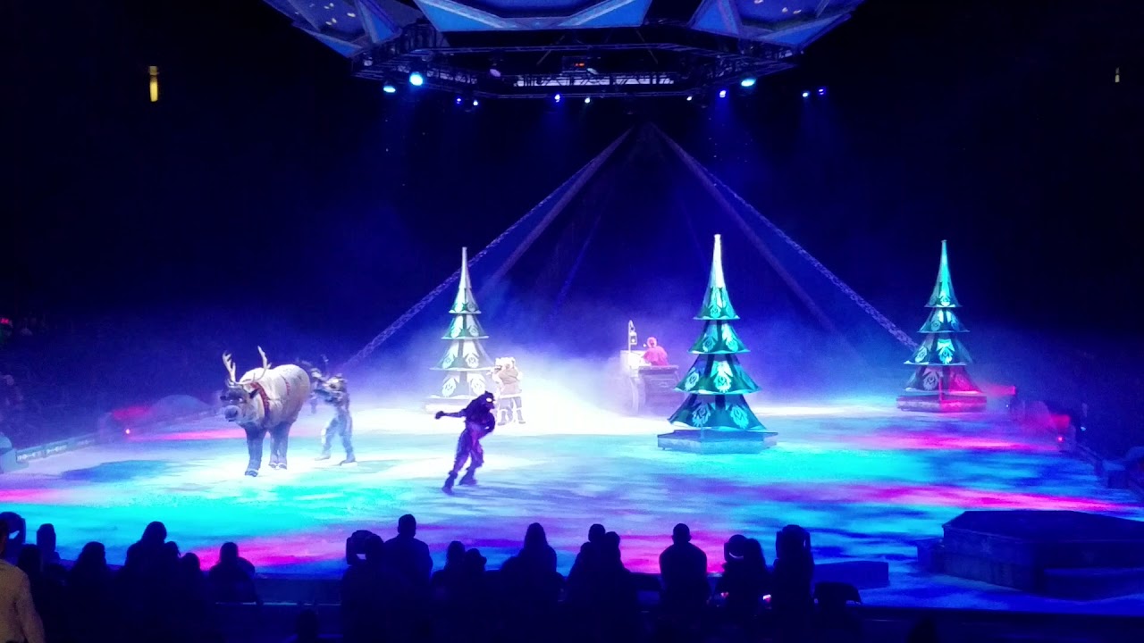 Frozen on ice wolves
