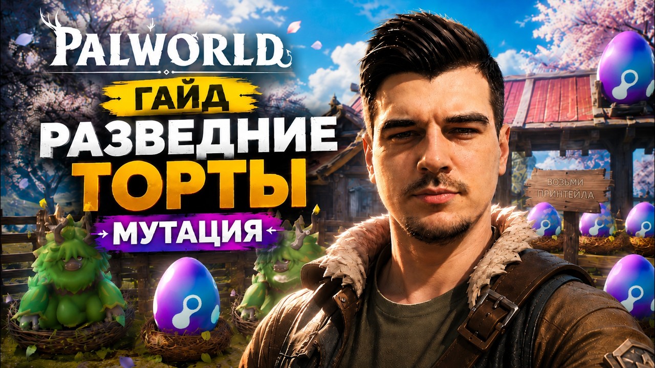 ГАЙД РАЗВЕДЕНИЕ PALWORLD 1.0 | ВСЕ ПРО МУТАЦИЯ НОВЫЕ ТОРТЫ ЛУЧШИЕ ПАЛЫ ДЛЯ РАЗВЕДЕНИЯ