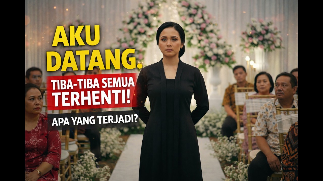 Aku Datang Tanpa Ribut ke Pernikahan Suamiku — Tapi Tiba-Tiba Acara Itu Terhenti Karena…