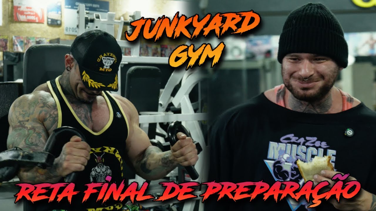 MR SAIZEN PUXA TREINO DE XICORIA NA JUNKYARD GYM EM RETA FINAL DE PREPARAÇÃO! EM BUSCA DO PRO