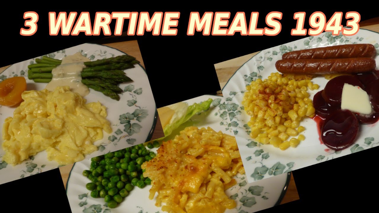 3 WARTIME Meals from 1943 | WWII Food