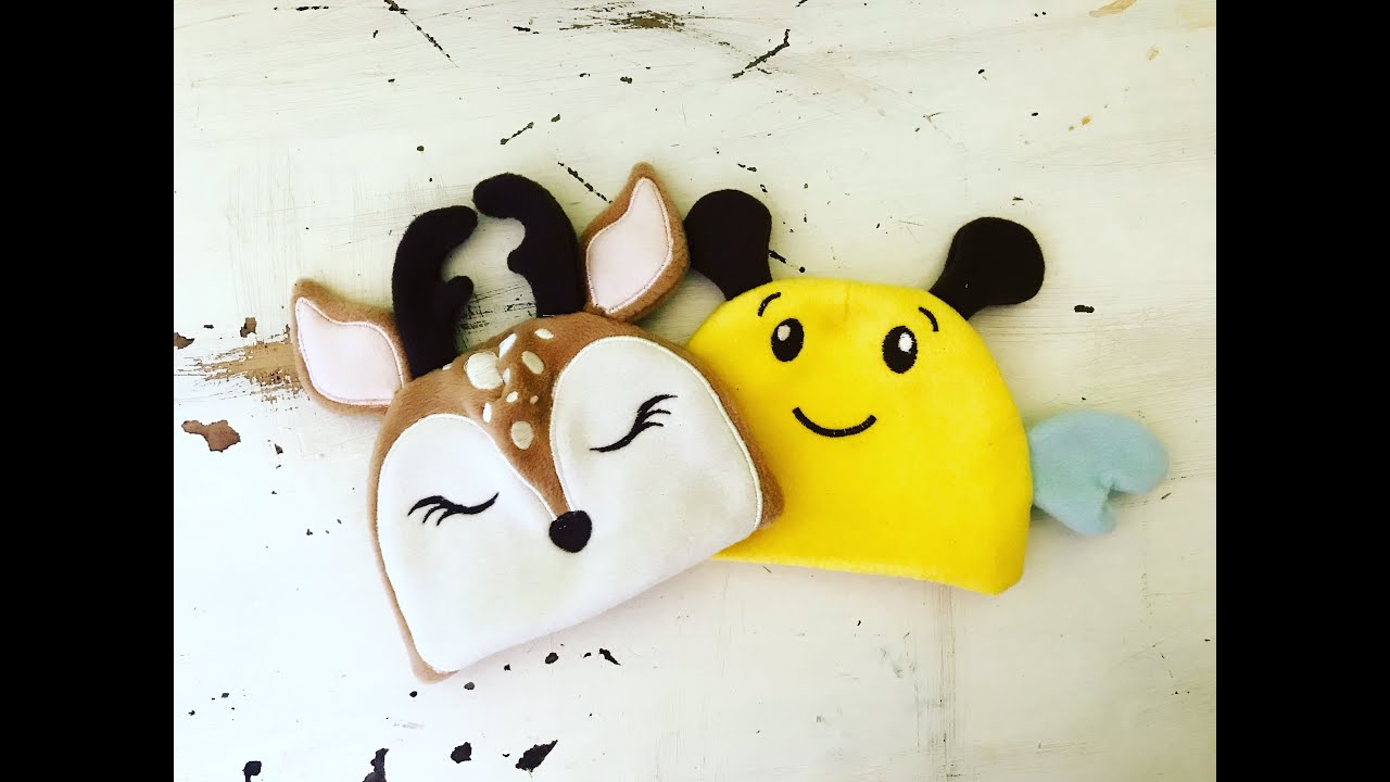 Tutorial cappellino neonato con la ricamatrice
