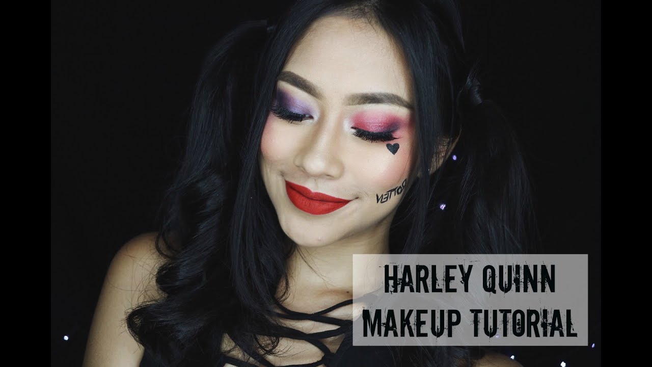 HARLEY QUINN Makeup Tutorial + GIVEAWAY! ♥ | Claudia Novira