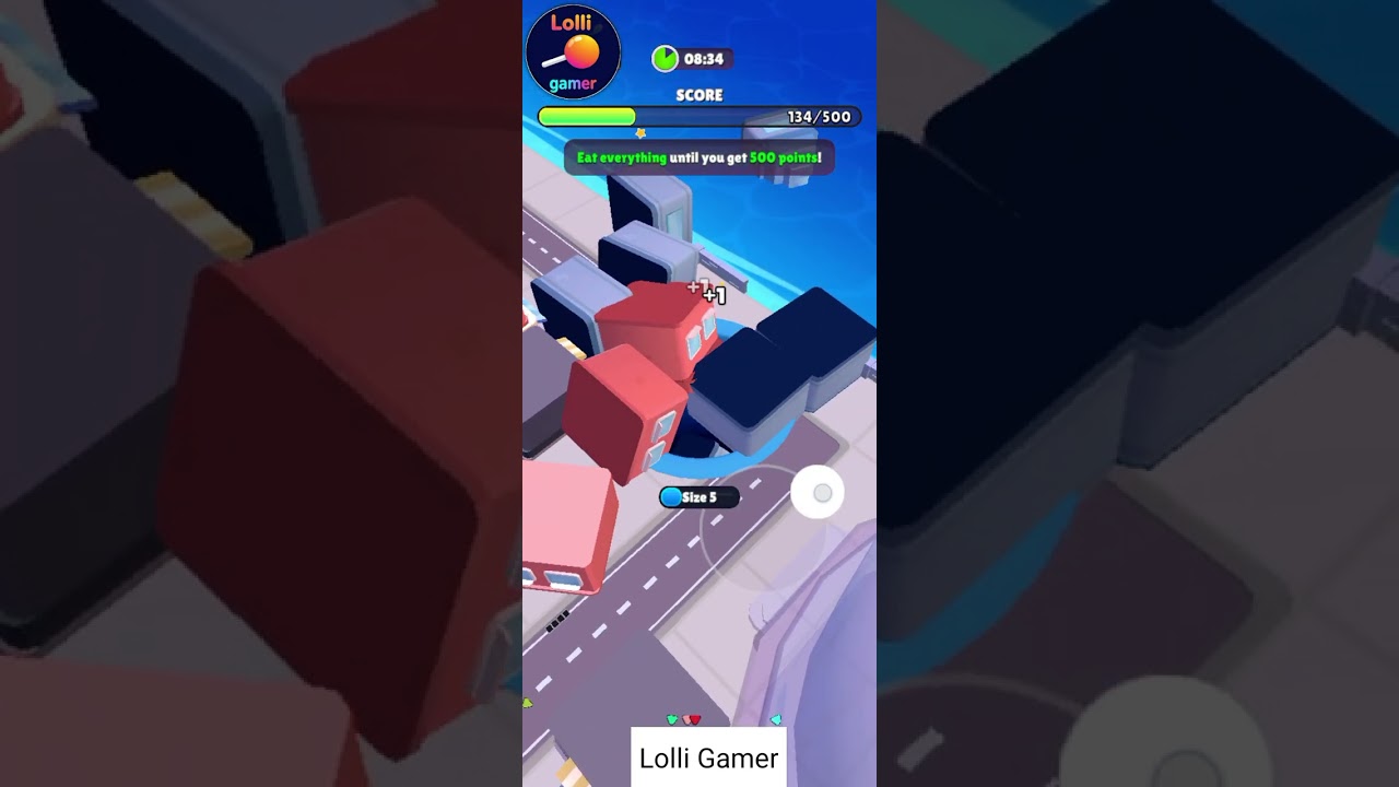 Hole.io Level 1 Walkthrough Gameplay Part 1 all parts Solution ISO,Androids 