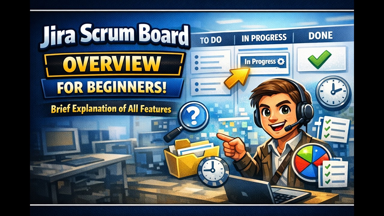Jira Scrum Board Overview for Beginners | Brief Explanation of All Features
