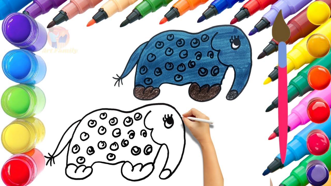 How To Draw cute Lirili Larila Drawing, Painting & Coloring For Kids and Toddlers_🌈🎨
