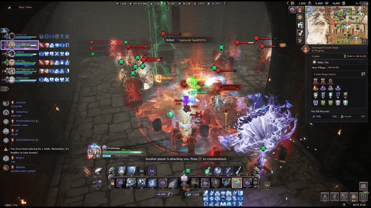 Throne And Liberty | Castle Siege back to back WIN | Moonstone NAW | SNS & CROSSBOW | 262 KILLS