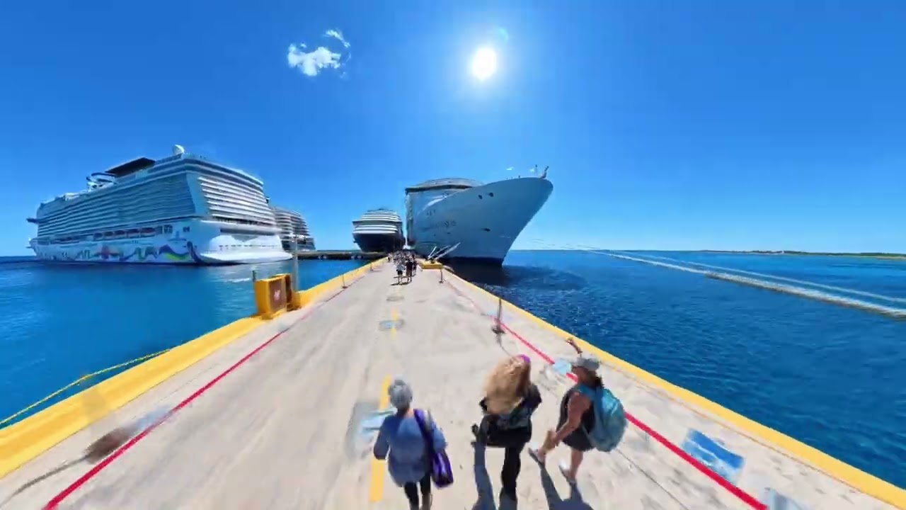 Costa Maya - boat walk