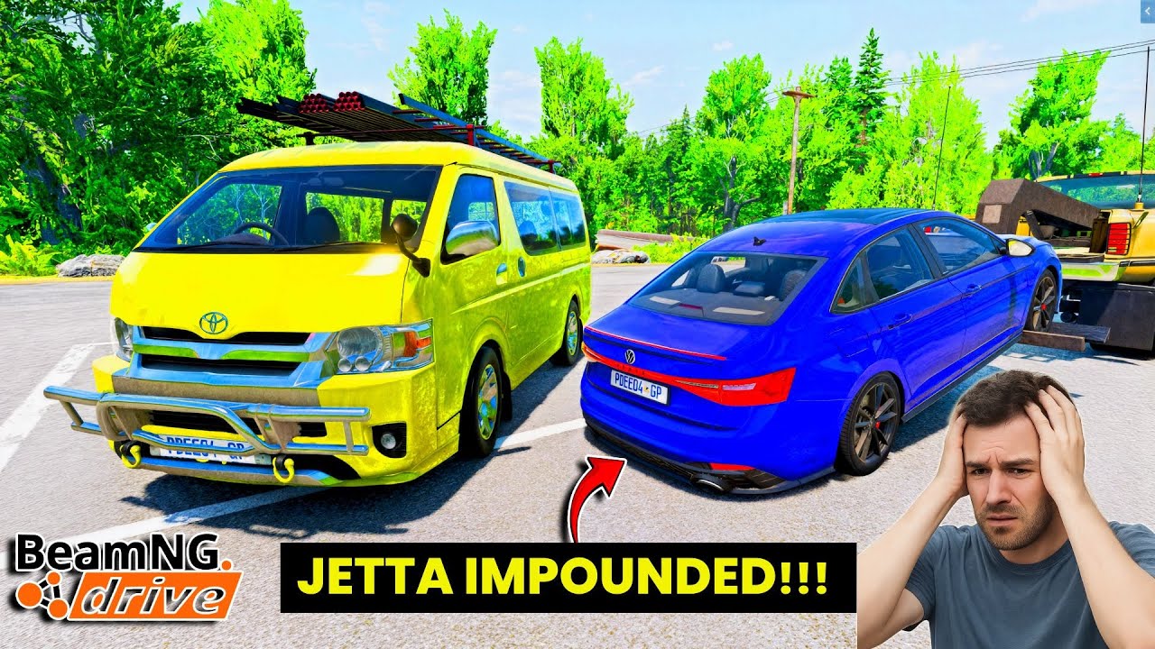 Impounded Jetta Rescue Mission in a Baby Quantum | BeamNG 