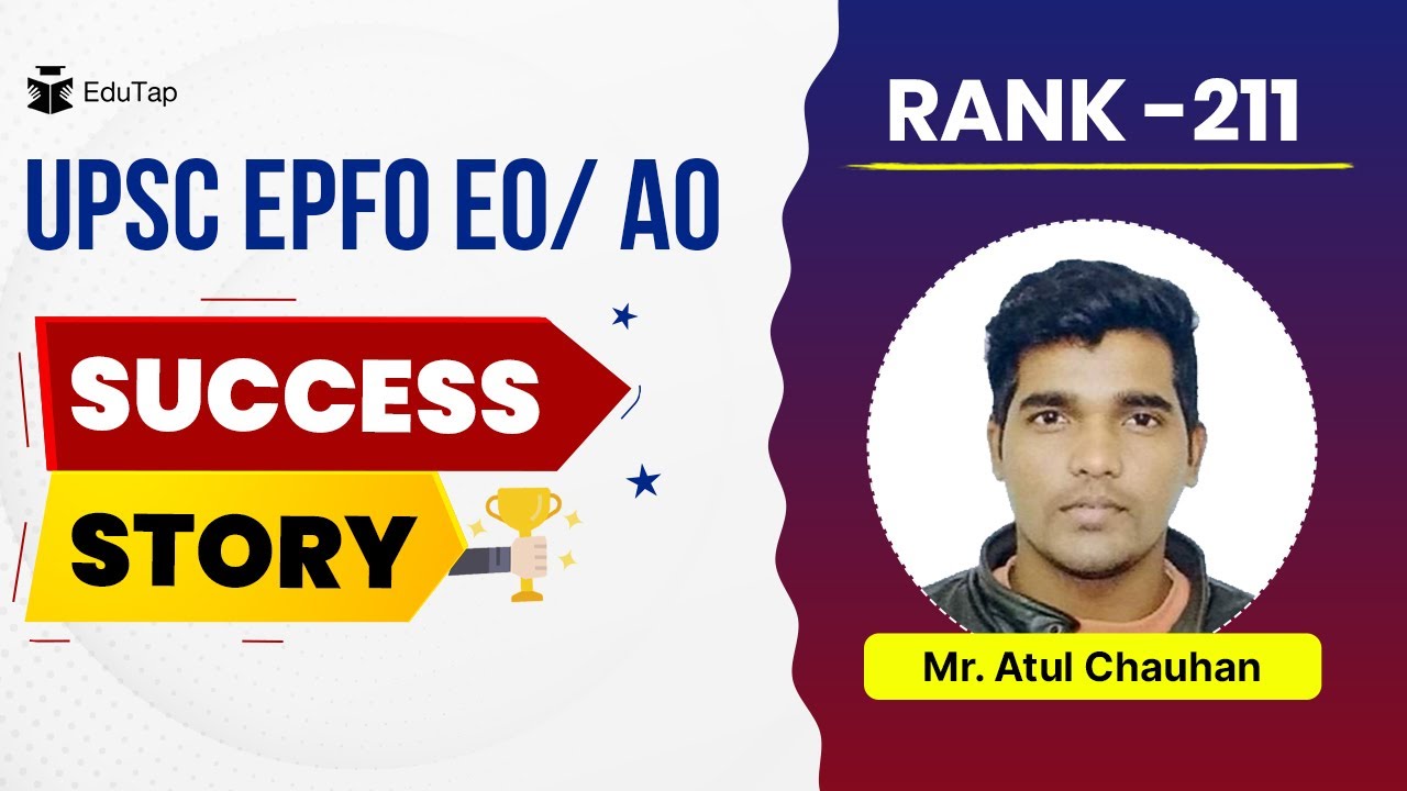 EPFO EO AO Exam Syllabus Preparation Sources, Interview Strategy & Guidance by Selected Toppers