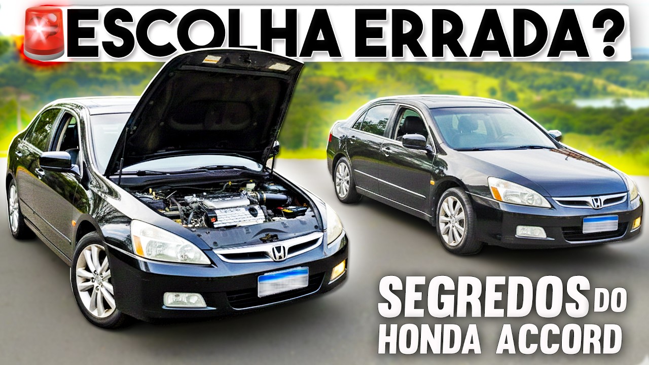 NÃO COMETA ESTE ERRO⛔ ECONOMIA ou MENTIRA? GUIA de COMPRA do Honda Accord 03/07