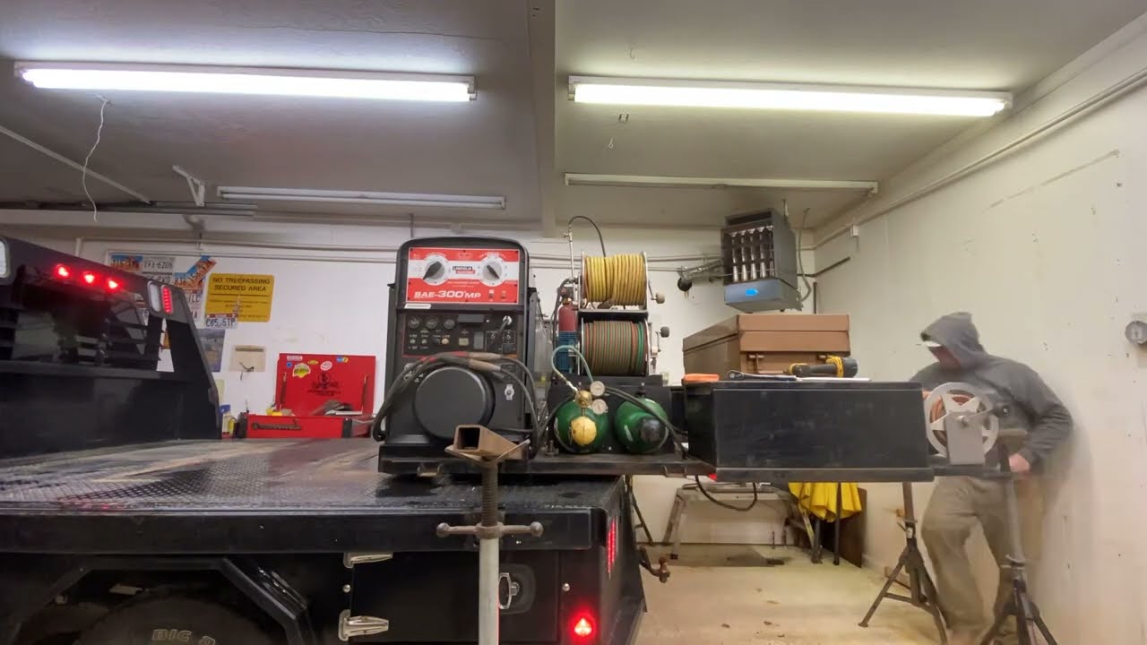 Loading rig welding skid