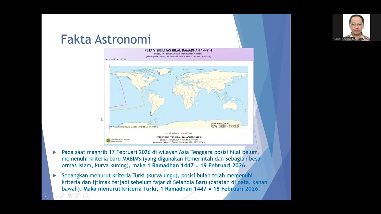 Ulasan Astronomi #2025-007: Kapankah Awal Ramadhan 1447