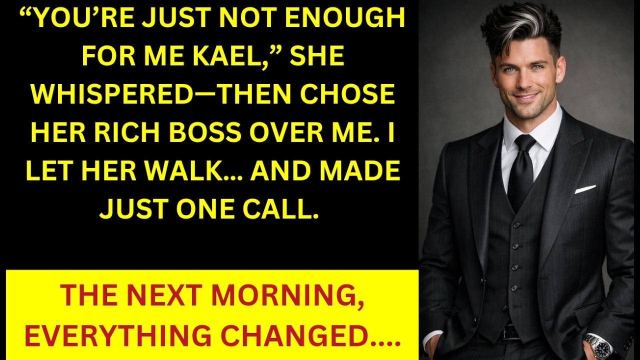 She left me for her rich boss.... not knowing I owned the company