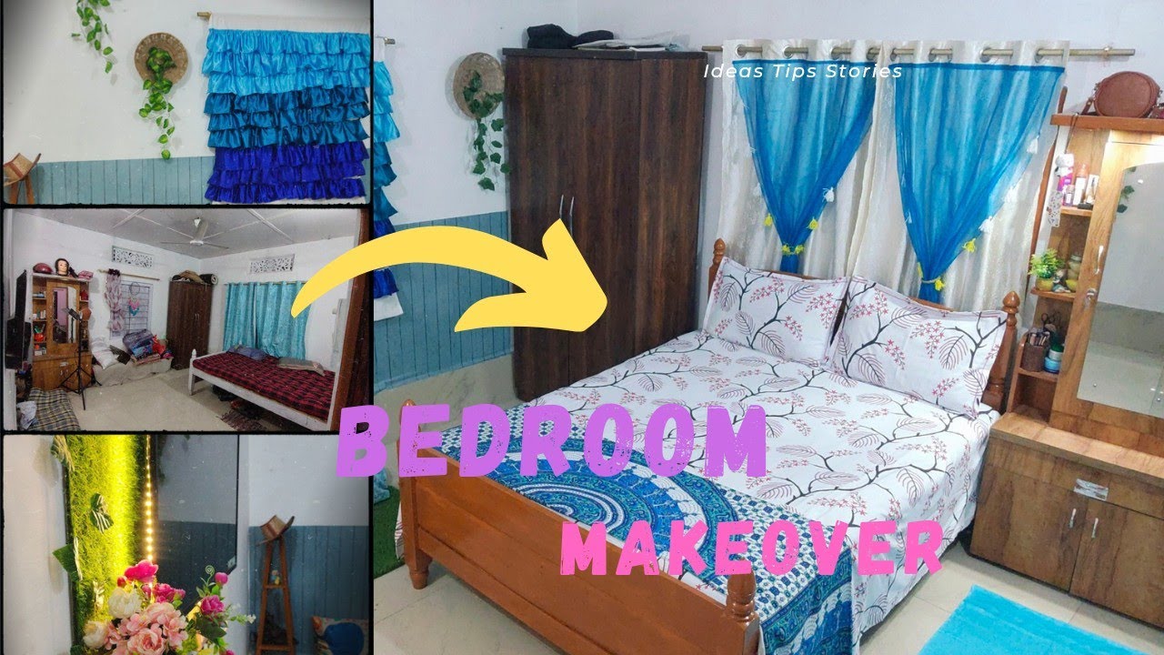 Middle class bedroom makeover||indian bedroom makeover||Very Low budget makeover @Chetna R Corner