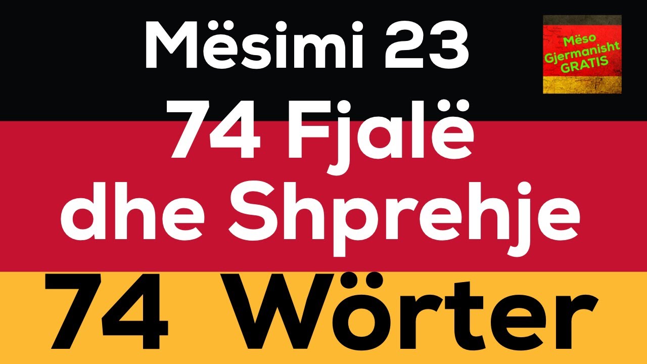 Fjalor Gjermanisht Shqip I Mëso Gjermanisht - Gratis