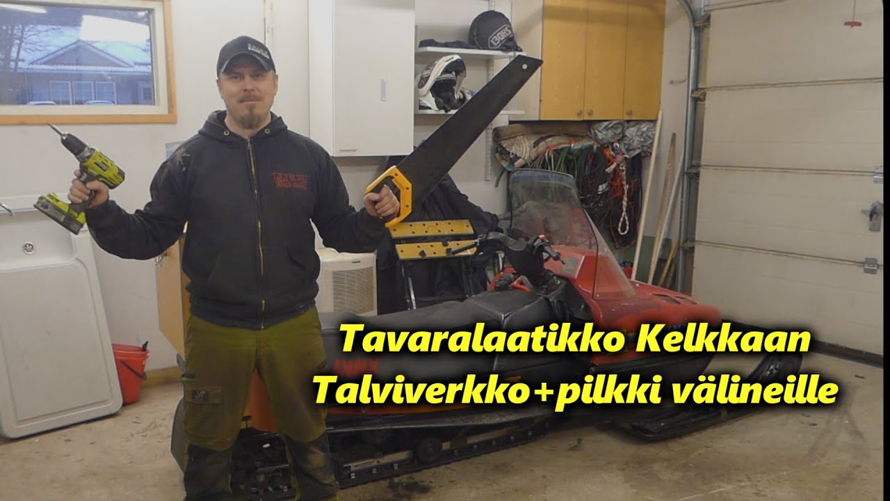 Lynx 5900. Rakennetaan tavaraboksi kalastuskäyttöön