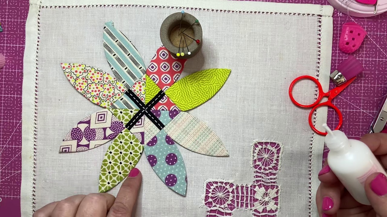 How to Appliqué an EPP Block