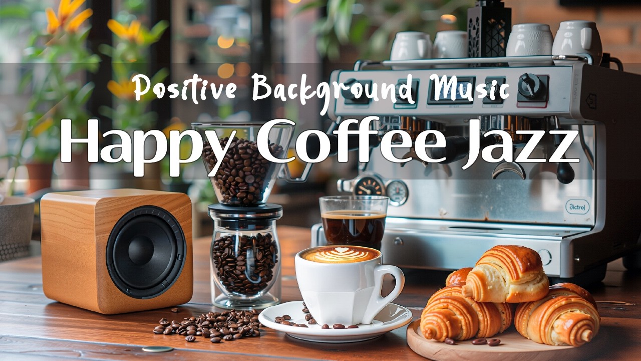 Happy Cafe Jazz & Bossa Nova ☕ Positive Background Music for Studying, Working and Relaxing