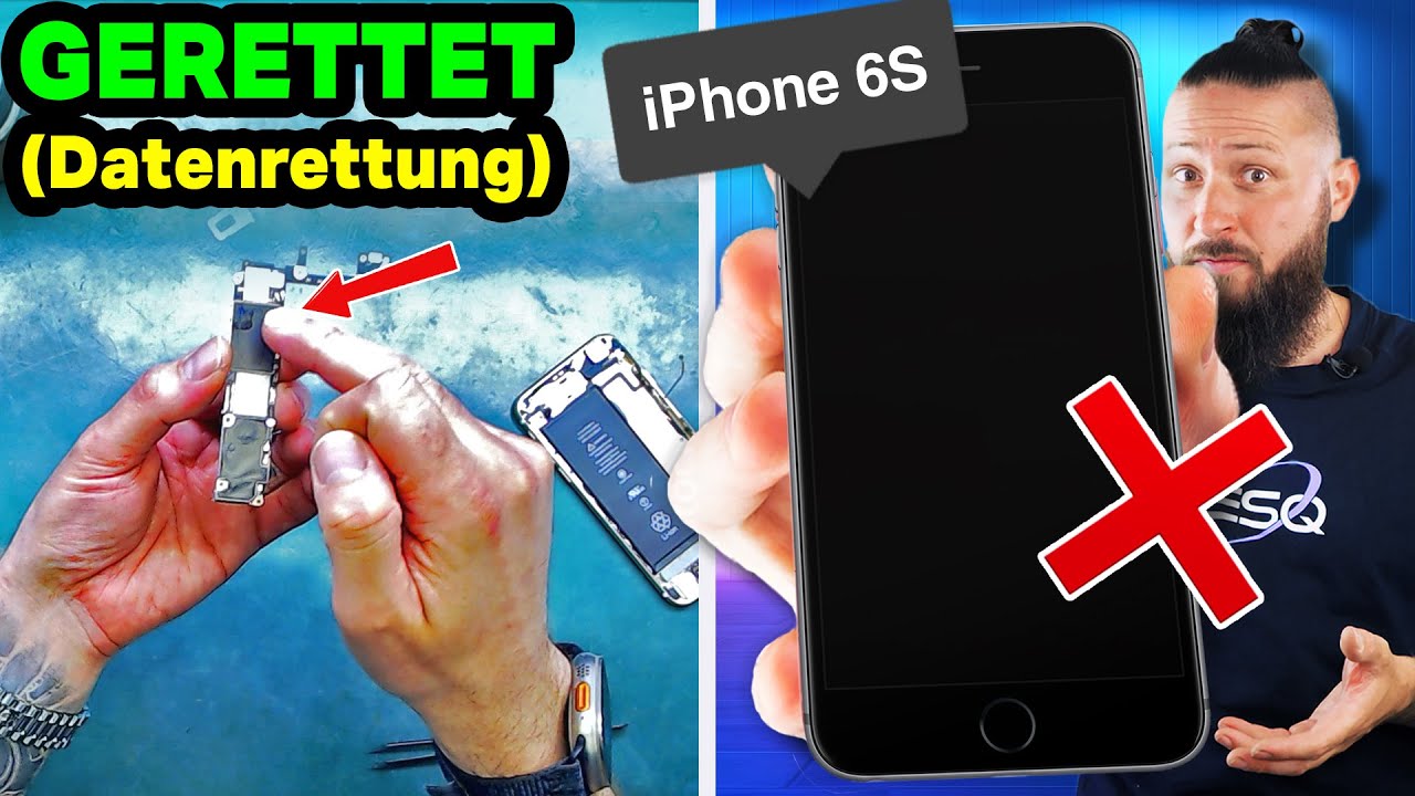 iPhone Datenrettung nach Wasserschaden - Die Lösung!✅ Kompletter Datenrettungsprozess + Diagnose