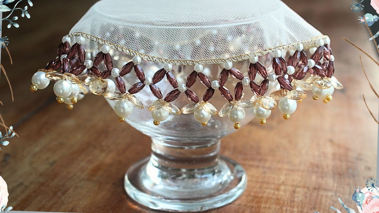 Artesanato passo a passo: Cobre jarras de pérolas - Handmade