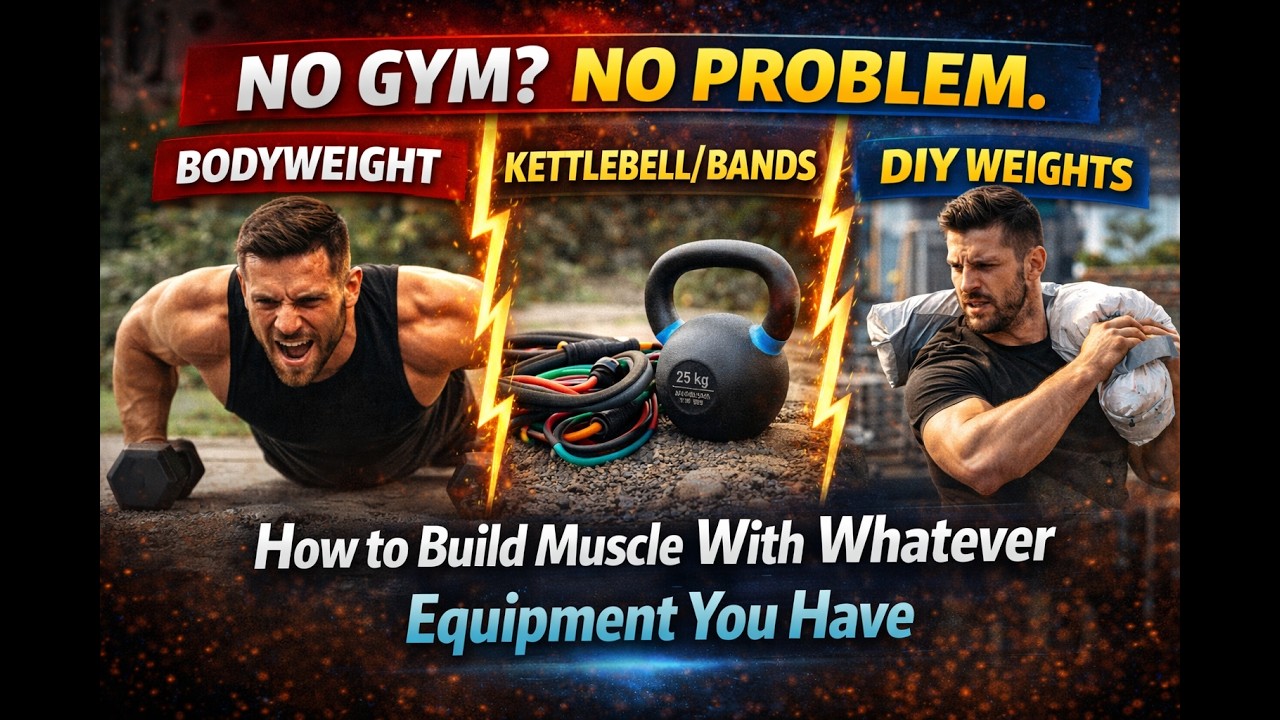 No Gym? No Problem: How to Build Muscle With Whatever Equipment You Have