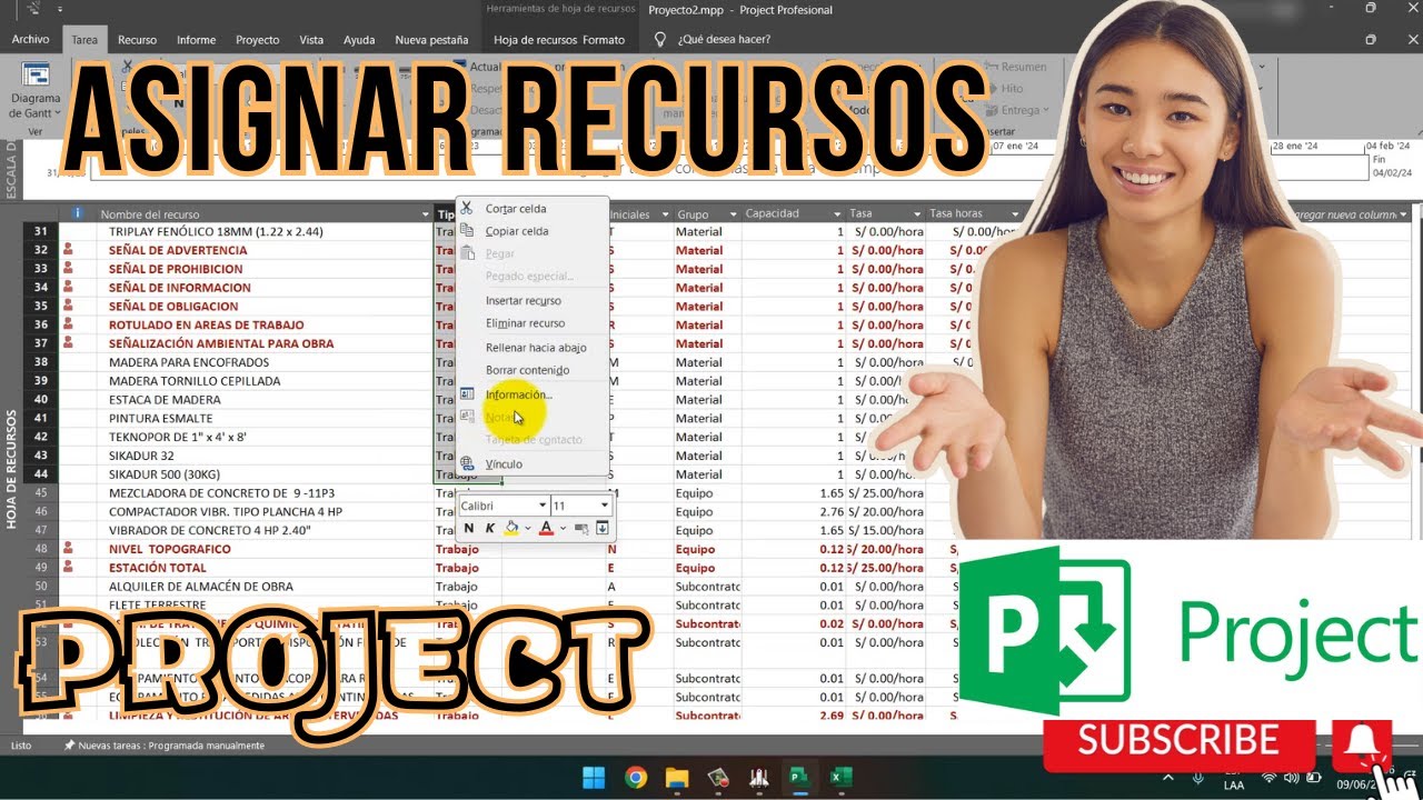 ®Como ASIGNAR recursos en Project paso a paso | Rápido y fácil ✅